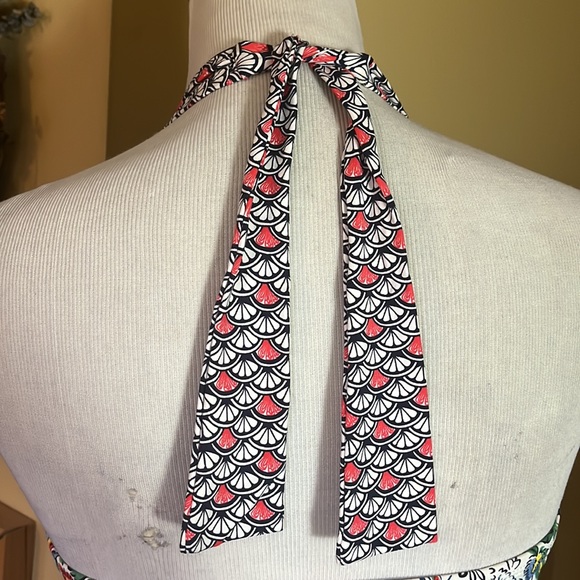 TOMMY BAHAMA Size 10 Floral Print 1-Pc
Halter Neck Swimsuit Ruching $168 NEW - Picture 14 of 16